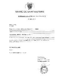 acte de naissance alyzée